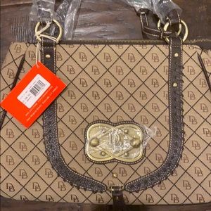 COPY - Brown and tan NWT Dooney and Bourke handbag